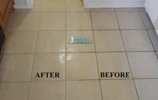 Before and After Tile and Grout Cleaning Fort Worth Texas 5