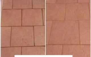 Before and After Tile and Grout Cleaning Fort Worth Texas 2