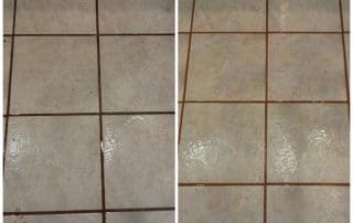 Before and After Tile and Grout Cleaning Fort Worth Texas 1